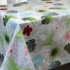 Toile Cirée Qualité Supérieure au Mètre Grande Largeur Floral Fond Blanc Sur FONTLYSHOP.COM
