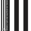 Décoration murale autocollant écoresponsable Stripes rayures noir blanc