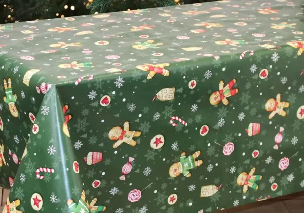 Toile Cirée De Noël Qualité Supérieure Labellisée OEKO TEX Sur FONTLYSHOP.COM