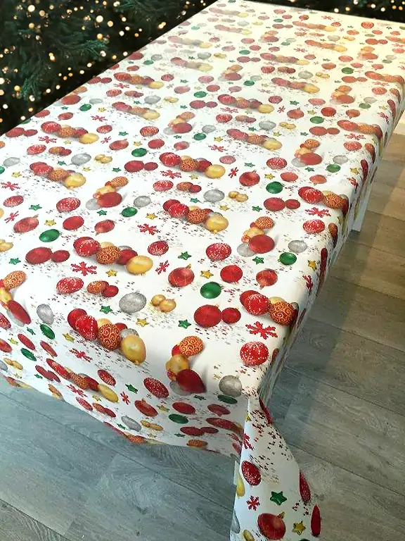 Toile Cirée De Noël Qualité Supérieure Labellisée OEKO TEX Sur FONTLYSHOP.COM