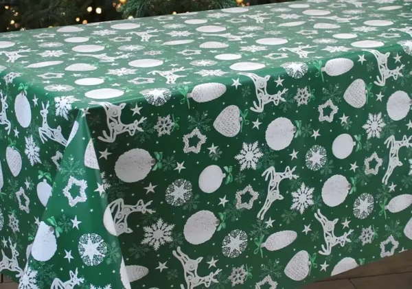 Toile Cirée De Noël Qualité Supérieure Labellisée OEKO TEX Sur FONTLYSHOP.COM