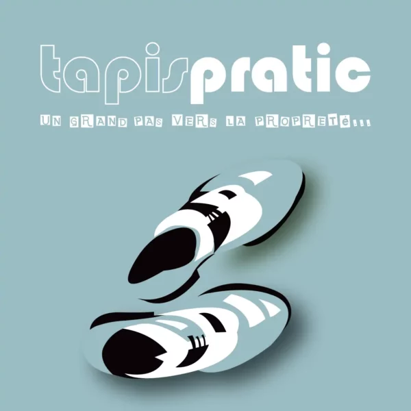 Logo Tapis Pratic FONT-LY Un Grand Pas Vers La Propreté