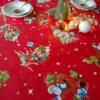 Nappe de toile cirée Noel