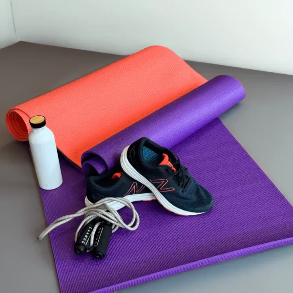 Tapis Pratic Yoga Mat Rose de Gym ou de Méditation