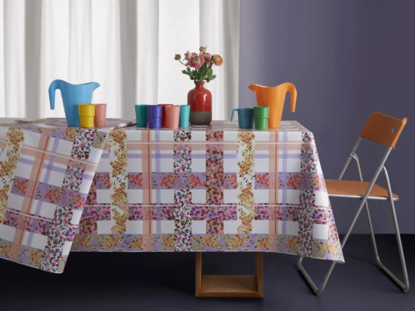 Nappe de table toile cirée PVC Sale & Pepe Romantica Rose Pastel