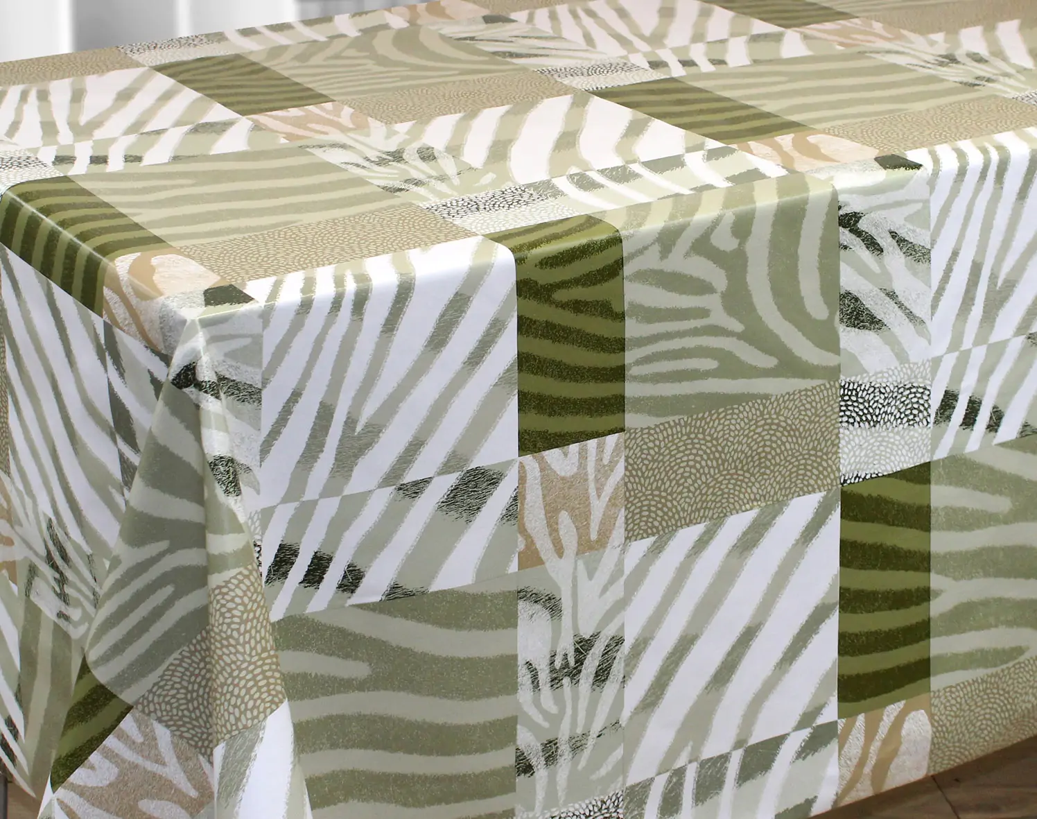 Toile Cirée Au Mètre Nappe Transparente Au Mètre Toile Cirée DéVa - 1.4m De Large - Vendu Au Mètre - PVC Transparent Nappe Carreaux