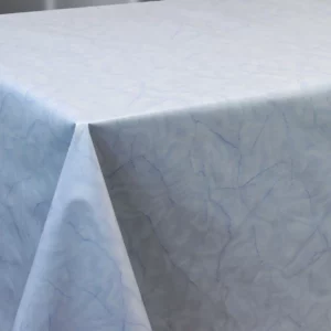 Toile Cirée PVC Bellissima Marbré Bleu Qualité Supérieure OEKO TEX Sur www.fontlyshop.com