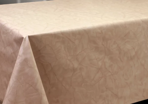Nappe en toile cirée PVC Bellissima Marbré Peau De Pêche Sur www.fontlyshop.com
