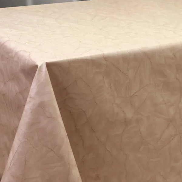 Nappe en toile cirée PVC Bellissima Marbré Peau De Pêche Sur www.fontlyshop.com