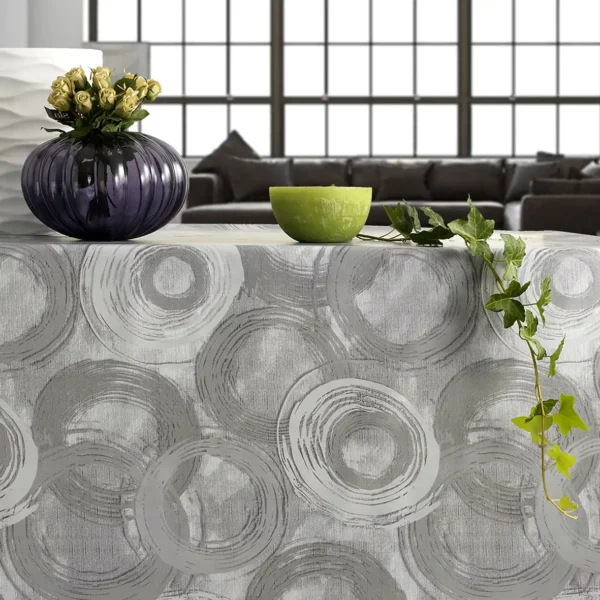 Nappe en toile cirée PVC Bellissima Moderna Gris