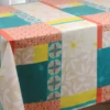 Nappe Toile Cirée Provençale Arles Vert Jaune Rouge Qualité Supérieure Sur www.fontlyshop.com