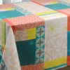 Nappe Toile Cirée Provençale Arles Vert Jaune Rouge Qualité Supérieure Sur www.fontlyshop.com