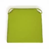 Coussin Galette Dessus De Chaises Coton Uni Vert Attaches Rapides Velcro FONTLYSHOP