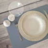 Set de table gris clair