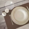 Set de table marron
