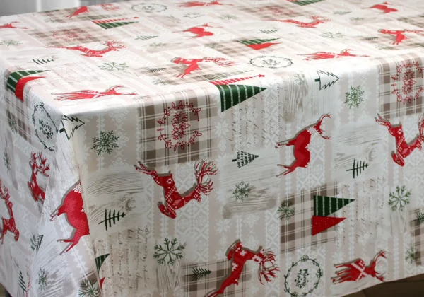 Toile Cirée De Noël Surface En Relief FONTLYSHOP Qualité Supérieure