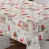 Toile Cirée De Noël Surface En Relief FONTLYSHOP Qualité Supérieure