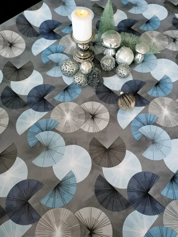 Toile Cirée Epaisse Grande Largeur 160 cm Noël Moderne Qualité Supérieure FONTLYSHOP