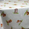 Toile Cirée Petits Chiots Qualité Européenne OEKO TEX FONTLYSHOP.COM