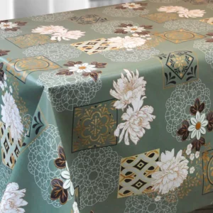 Toile Cirée Fleurs Européenne Qualité Supérieure Labellisée OEKO TEX Sur FONTLYSHOP.COM
