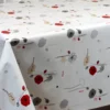 Toile Cirée Supérieure Coquelicot OEKO TEX FONTLYSHOP.COM
