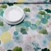 Toile Cirée FONTLYSHOP.COM Nénuphars Verts Grande Largeur 160 cm De Qualité Supérieure Labellisée OEKO TEX