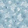 Toile Cirée Eté Mer Et Coquillage Sur FONTLYSHOP.COM Qualité Supérieure OEKO TEX Grande Longueur