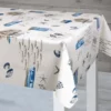 Toile Cirée Eté Mer Et Coquillage Sur FONTLYSHOP.COM Qualité Supérieure OEKO TEX Grande Longueur