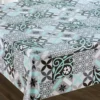 Nappe Toile Cirée Pas Cher Carreaux De Ciment Sur FONTLYSHOP.COM Le Spécialiste De La Toile Cirée En Grande Largeur