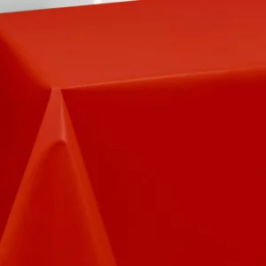 Nappe En Toile Cirée Unie Rouge Sur www.fontlyshop.com Le Spécialiste Des Grandes Largeurs