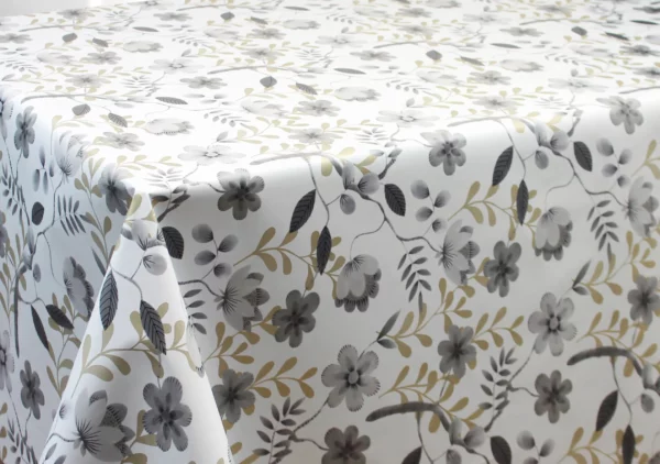 Toile Cirée Noël Or Top Qualité En Exclusivité Sur FONTLYSHOP.COM Le Spécialiste De La Toile Cirée En Grande Largeur 160 et 180 cm