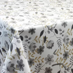 Toile Cirée Noël Or Top Qualité En Exclusivité Sur FONTLYSHOP.COM Le Spécialiste De La Toile Cirée En Grande Largeur 160 et 180 cm