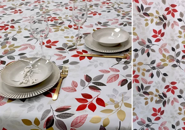 nappe-noel-pratique-200140GI647-11-2-1_Forêt_Or_Rouge-Gris Toile Cirée Noël Or Top Qualité En Exclusivité Sur FONTLYSHOP.COM Le Spécialiste De La Toile Cirée En Grande Largeur 160 et 180 cm