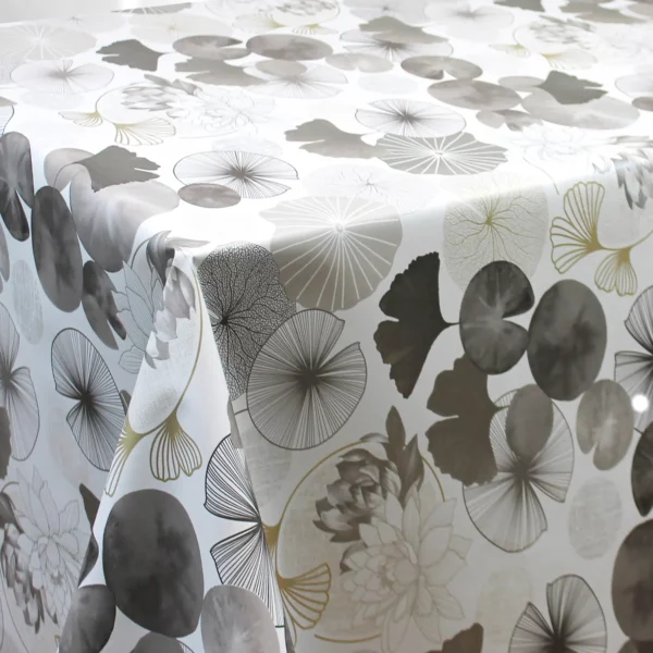 Toile Cirée Noël Or Top Qualité En Exclusivité Sur FONTLYSHOP.COM Le Spécialiste De La Toile Cirée En Grande Largeur 160 et 180 cm