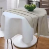 Protège Table Epais Imprimé Sous Nappe Uni Octo'GOM Blanc Ou Gris Sur FONTLYSHOP.com