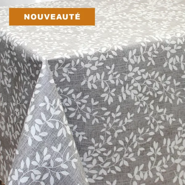 toile-ciree-grande-largeur-20014000282-8_Semis_Nature_Gris_N Nappe Toile Cirée Grande Largeur 160 cm Sur FONTLYSHOP.COM