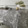Toile Cirée Epaisse Noël Luxe Elégancia Surface Gaufrée Cerisier Gris Sur FONTLYSHOP.COM Le Spécialiste De La Toile Cirée En Grande Largeur