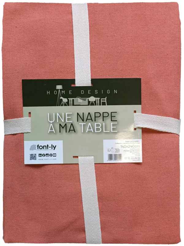 Nappe Unie Corail