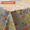 Gioia Orange Toile Cirée Très Grande Largeur 180 CM Sur FONTLYSHOP.COM